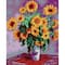Orchidea Gobelin canvas for halfstitch without yarn after Claude Monet - Sunflowers